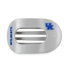Go Big Blue! Large Flat Round Hair Clip