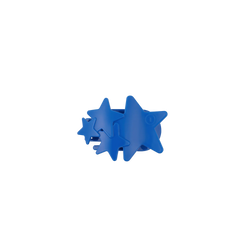 Blue Shooting Star Tiny Flat Hair Clip