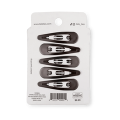 Brown Snap Clip (6Ct)