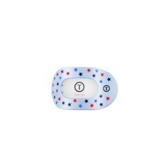 United We Sparkle Tiny Flat Round Hair Clip