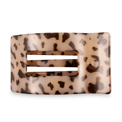 Blonde Tortoise Large Flat Rectangle Hair Clip