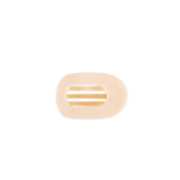 Almond Beige Tiny Flat Round Clip