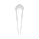 French Hair Pin Coconut White