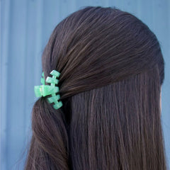 Classic Spring Splash Tiny Claw Clip