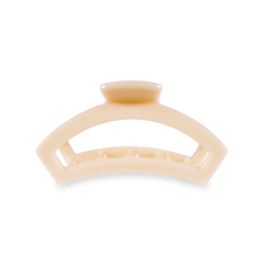 Open Almond Beige Medium Claw Hair Clip