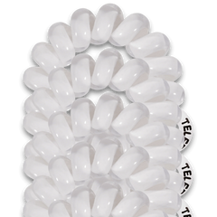 Coconut White Tiny Hair Ties