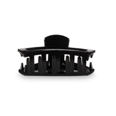 Open Jet Black Tiny Hair Clip
