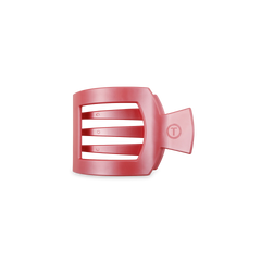 Calming Coral Small Flat Square Hair Clip