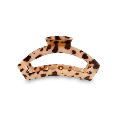 Open Blonde Tortoise Small Claw Hair Clip