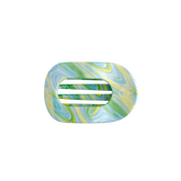 By the Sea Shore Small Flat Round Hair Clip