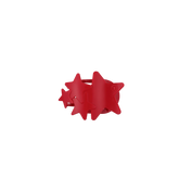 Red Shooting Star Tiny Flat Hair Clip