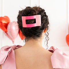 Kiss & Tell Large Flat Rectangle Hair Clip