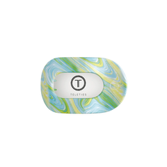 By the Sea Shore Small Flat Round Hair Clip