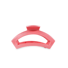 Open Calming Coral Tiny Claw Hair Clip