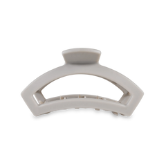 Open Silver Flames Medium Claw Hair Clip
