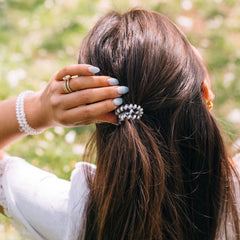Coconut White Small Hair Ties