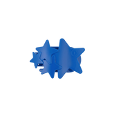 Blue Shooting Star Small Flat Hair Clip