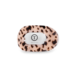 Blonde Tortoise Small Flat Round Hair Clip