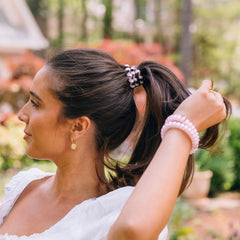 Rose Water Pink Large Hair Ties