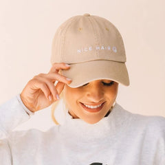 Nice Hair Ball Cap - Tan