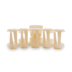 Classic Almond Beige Small Claw Clip