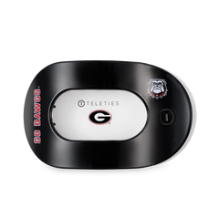 Go Dawgs! Large Flat Round Hair Clip
