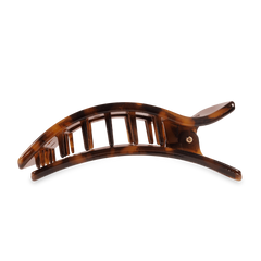 Tortoise Large Flat Rectangle Hair Clip