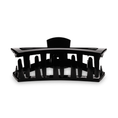 Open Jet Black Small Claw Hair Clip