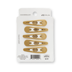 Gold Snap Clip (6Ct)
