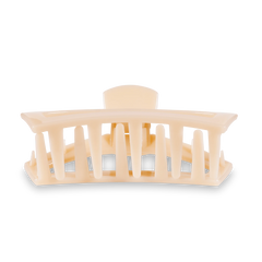Open Almond Beige Large Claw Hair Clip