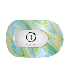By the Sea Shore Large Flat Round Hair Clip