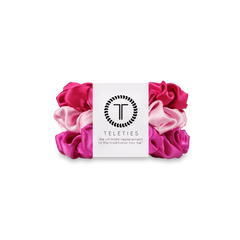 Rose All Day Small Silk Scrunchies