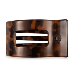 Tortoise Large Flat Rectangle Hair Clip