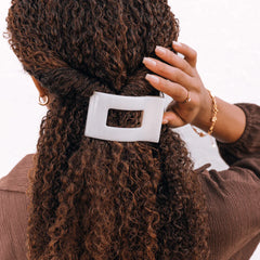 Rectangle Neutral Flat Clip Bundle - Medium