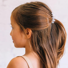 Classic Coconut White Tiny Claw Clip
