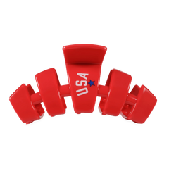 USA Classic Red Large Claw Clip