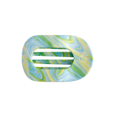 By the Sea Shore Medium Flat Round Hair Clip