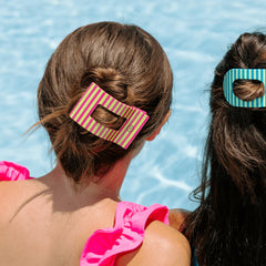 Summer Crush Large Flat Rectangle Hair Clip