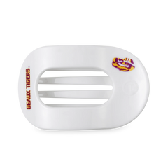 Geaux Tigers! Large Flat Round Hair Clip