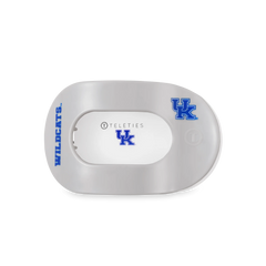 Go Big Blue! Medium Flat Round Hair Clip