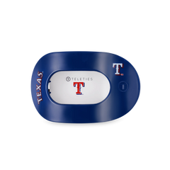 Texas Rangers Medium Flat Round Hair Clip