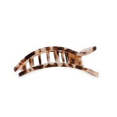 Blonde Tortoise Medium Flat Rectangle Hair Clip