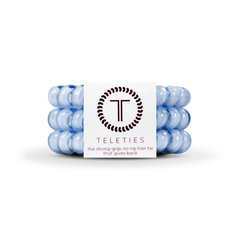 Washed Denim Large Hair Ties