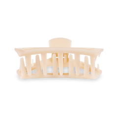 Open Almond Beige Medium Claw Hair Clip