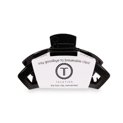 Open Jet Black Medium Claw Hair Clip