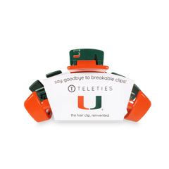University of Miami Medium Claw Clip
