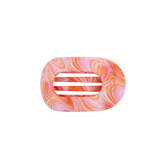 Just Keep Swimming Small Flat Round Hair Clip