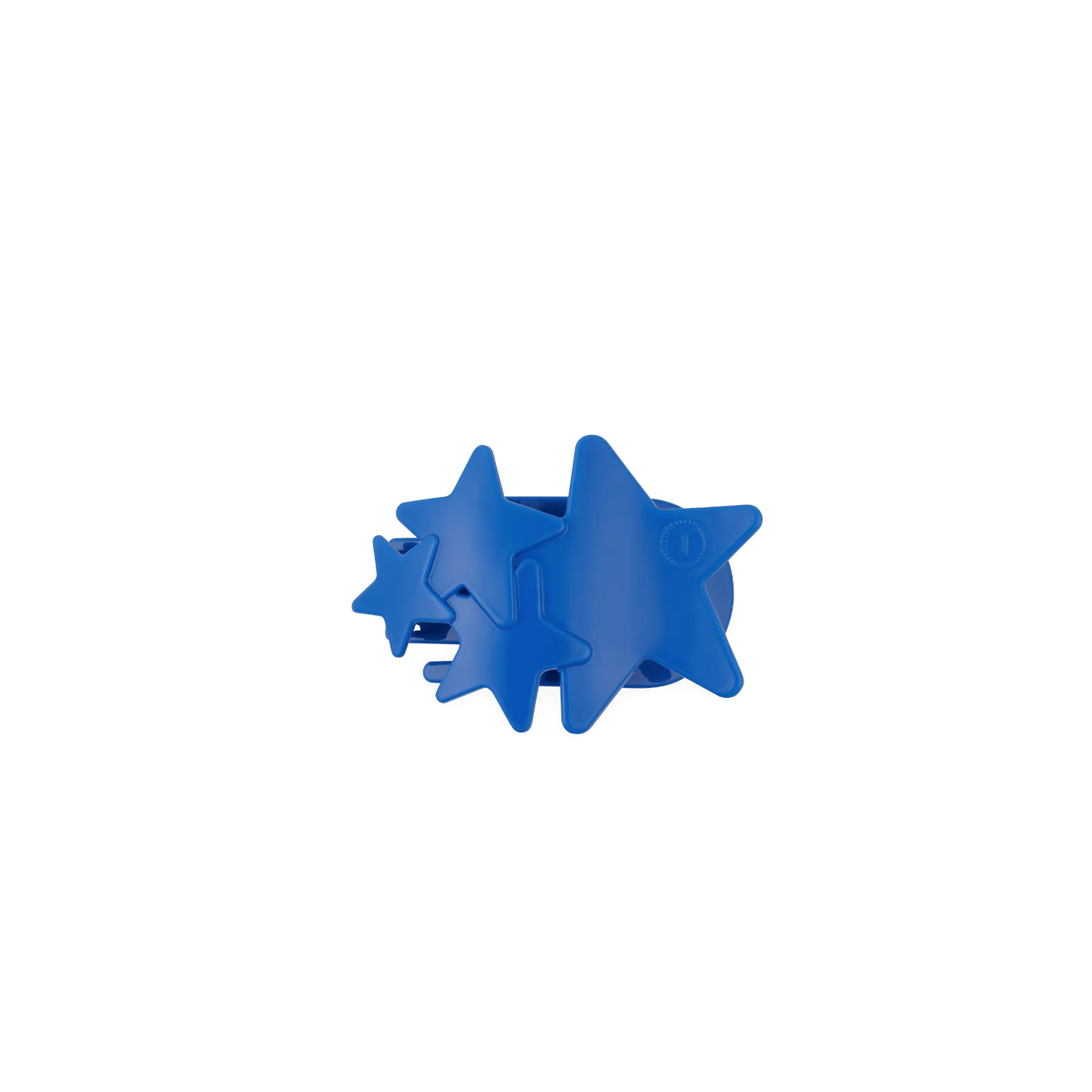 Blue Shooting Star Tiny Flat Hair Clip