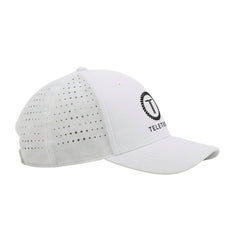 TELETIES Perforated Performance Hat - White