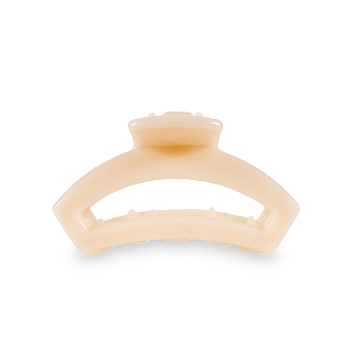Open Almond Beige Tiny Claw Hair Clip